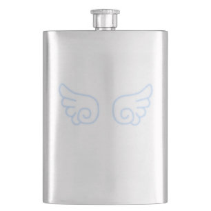 Falln Chibi Angel Wings Hip Flask