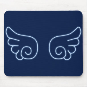 Falln Chibi Angel Wings Mouse Mat