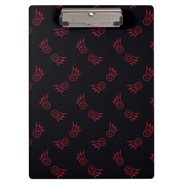 Falln Chibi Demon Wings Clipboard (Front)
