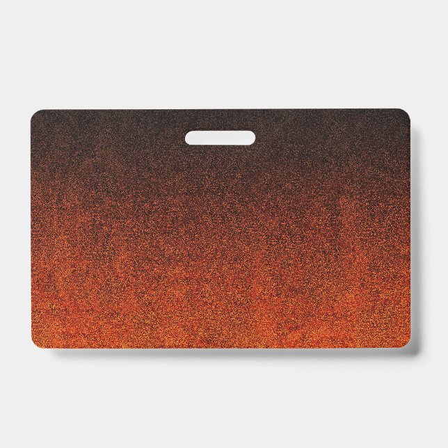 Falln Colour & Black Glitter Gradient ID Badge (Front)