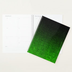 Falln Colour & Black Glitter Gradient Planner