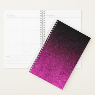 Falln Colour & Black Glitter Gradient Planner