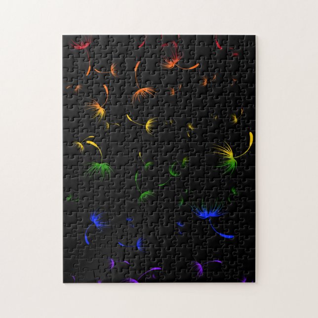 Falln Dandelion Seeds Gay Pride Jigsaw Puzzle (Vertical)