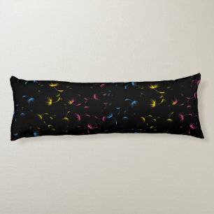 Falln Dandelion Seeds Pansexual Pride Body Cushion
