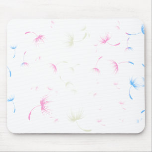 Falln Dandelion Seeds Transgender Pride Mouse Mat