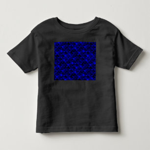 Falln Dark Blue Mermaid Scales Toddler T-Shirt