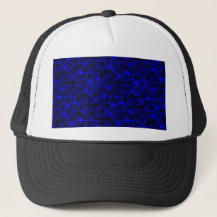 Falln Dark Blue Mermaid Scales Trucker Hat