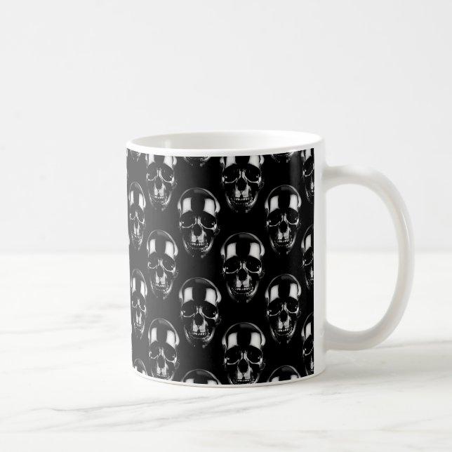 Falln Dark Skulls Coffee Mug (Right)