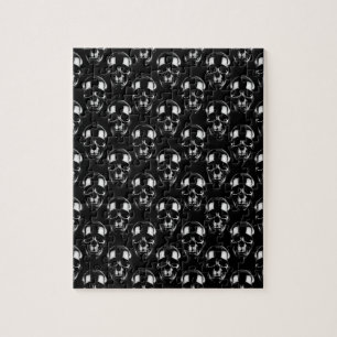 Falln Dark Skulls Jigsaw Puzzle