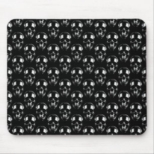 Falln Dark Skulls Mouse Mat