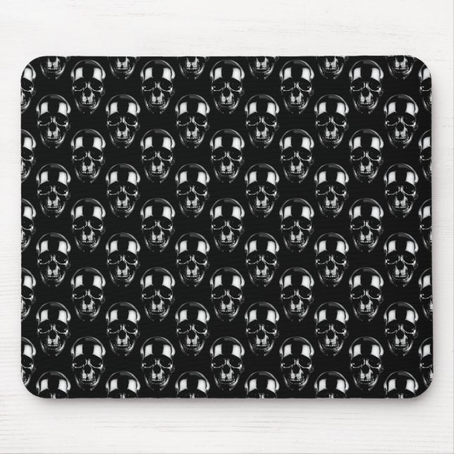 Falln Dark Skulls Mouse Mat (Front)