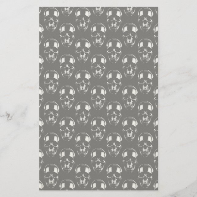 Falln Dark Skulls Stationery (Front)