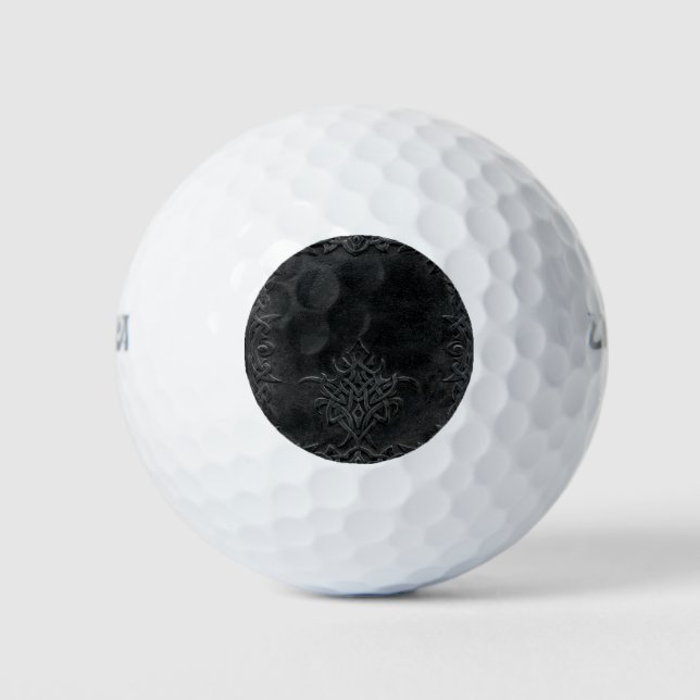 Falln Dark Tribal Golf Balls (Front)