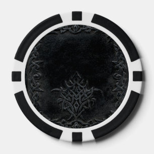 Falln Dark Tribal Poker Chips