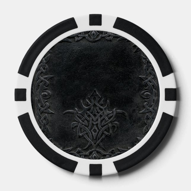 Falln Dark Tribal Poker Chips (Front)