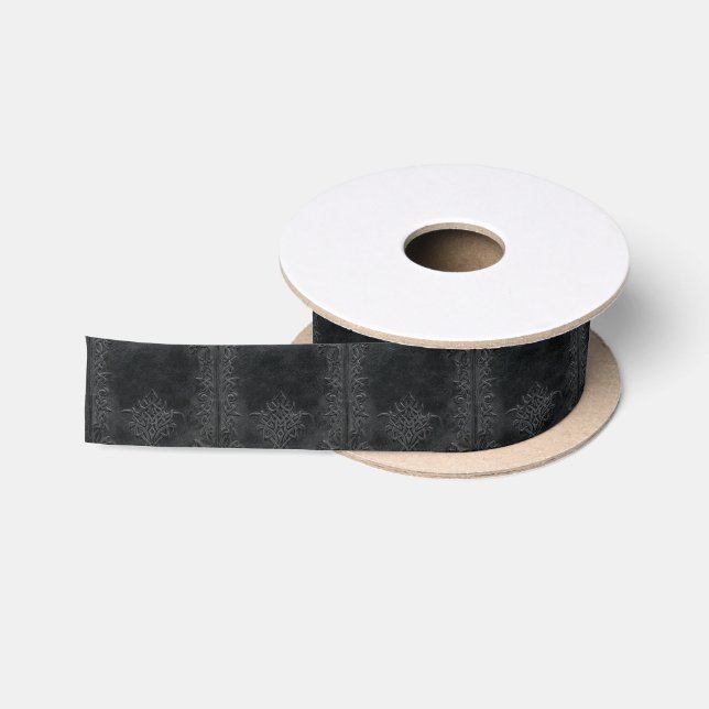 Falln Dark Tribal Satin Ribbon (Spool)