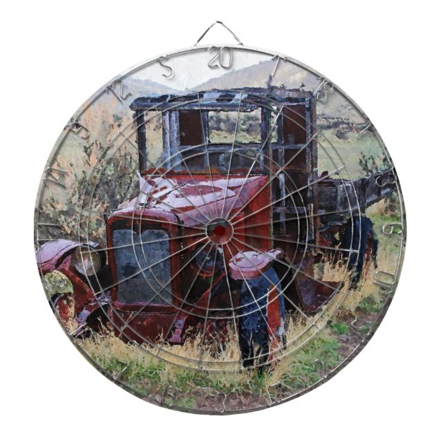 Falln Days Gone By Dartboard (Front)
