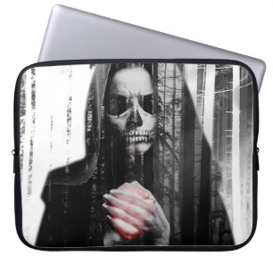 Falln Death Waits Laptop Sleeve