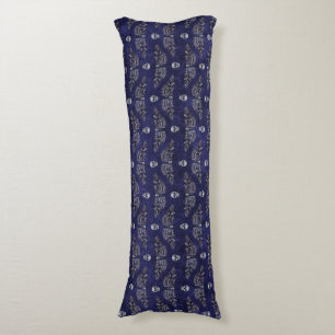 Falln Deathshead Moth and Skulls Body Cushion