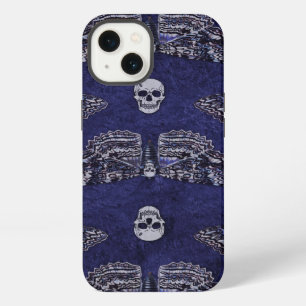 Falln Deathshead Moth and Skulls iPhone 13 Case