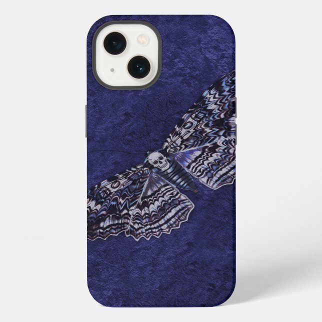 Falln Deathshead Moth iPhone Case (Back)