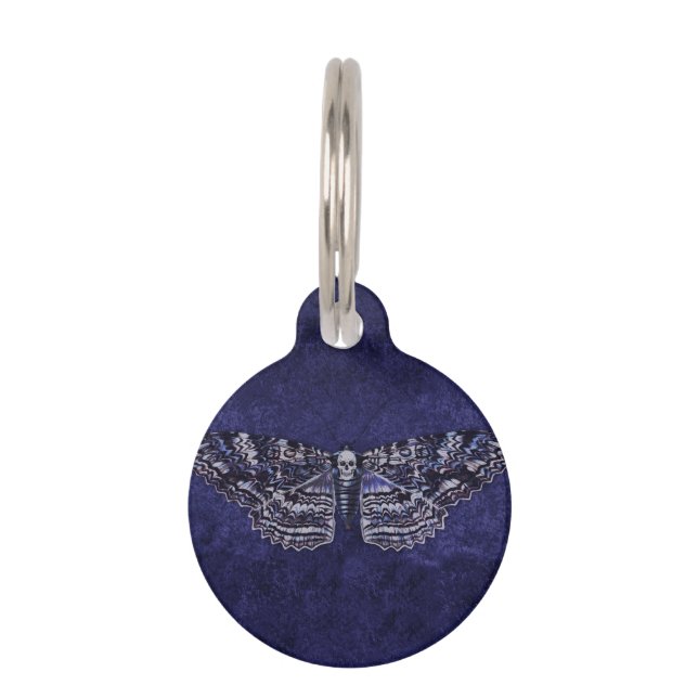Falln Deathshead Moth Pet Tag (Front)