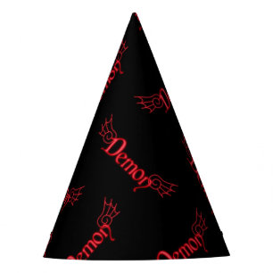 Falln Demon With Wings Party Hat