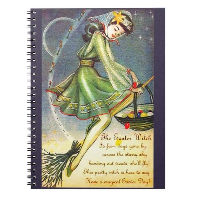 Falln Easter Witch Notebook (Front)