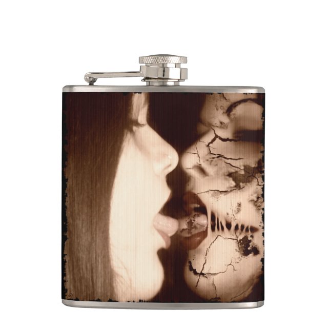Falln Embrace Hip Flask (Front)