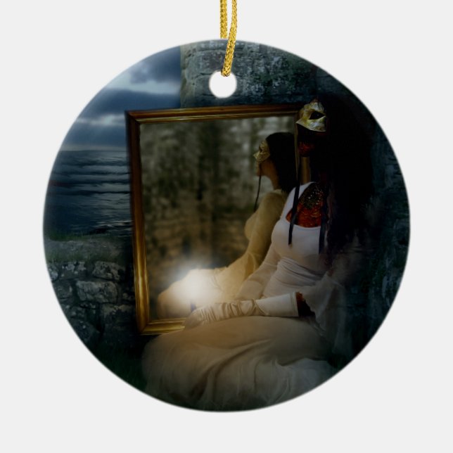 Falln Eternal Vanity Ceramic Tree Decoration (Front)
