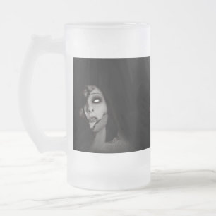 Falln Even Angels Fall Frosted Glass Beer Mug