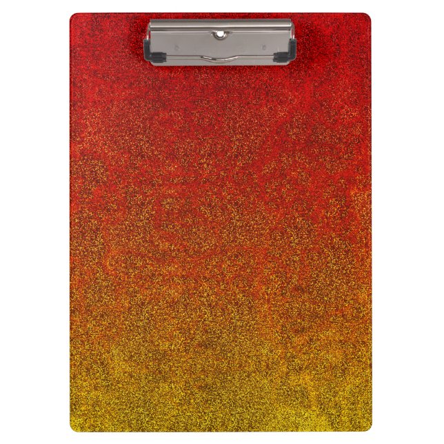 Falln Flame Glitter Gradient Clipboard (Front)