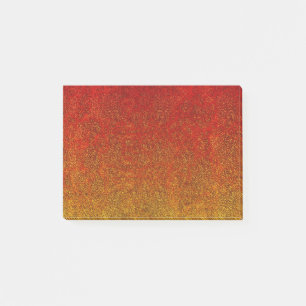 Falln Flame Glitter Gradient Post-it Notes