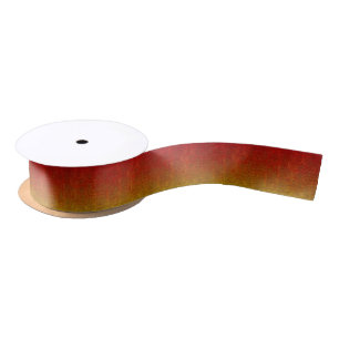 Falln Flame Glitter Gradient Satin Ribbon
