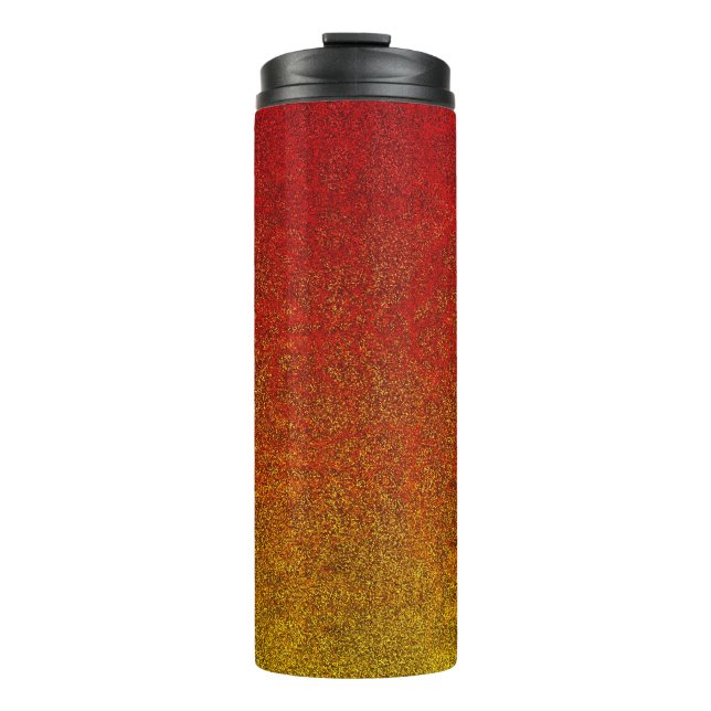 Falln Flame Glitter Gradient Thermal Tumbler (Front)