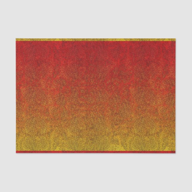 Falln Flame Glitter Gradient Tissue Paper (Front)