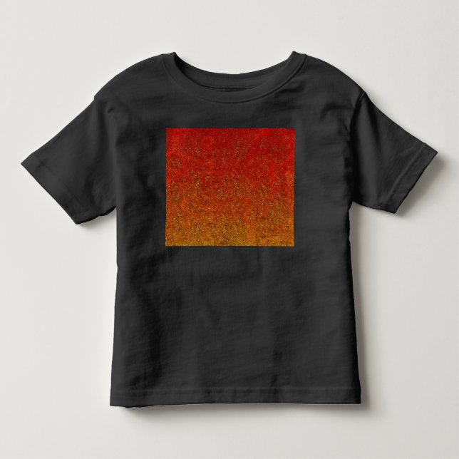 Falln Flame Glitter Gradient Toddler T-Shirt (Front)