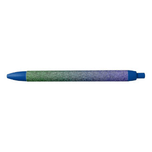 Falln Forest Nightfall Glitter Gradient Black Ink Pen
