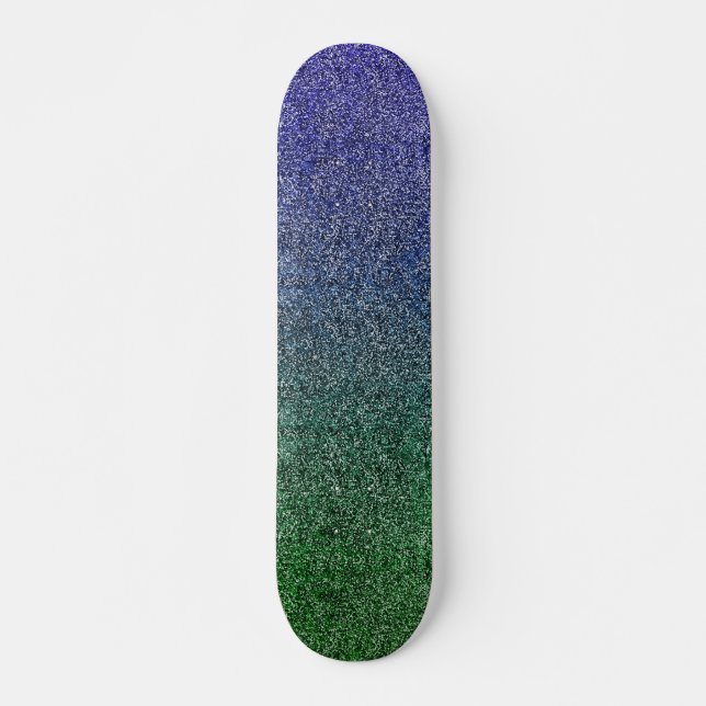Falln Forest Nightfall Glitter Gradient Skateboard (Front)