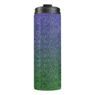 Falln Forest Nightfall Glitter Gradient Thermal Tumbler