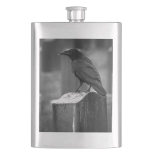 Falln Found A Feather Hip Flask