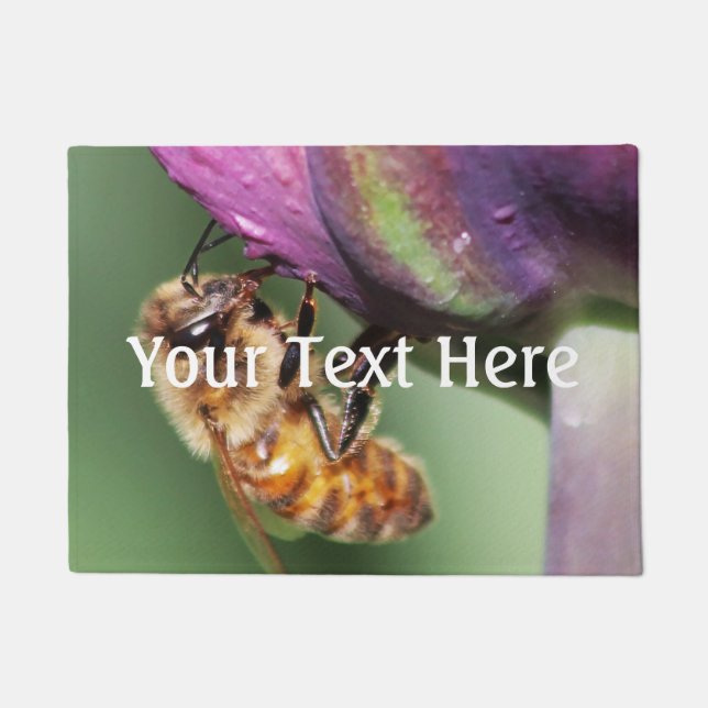 Falln Fuzzy Little Bee Doormat (Front)