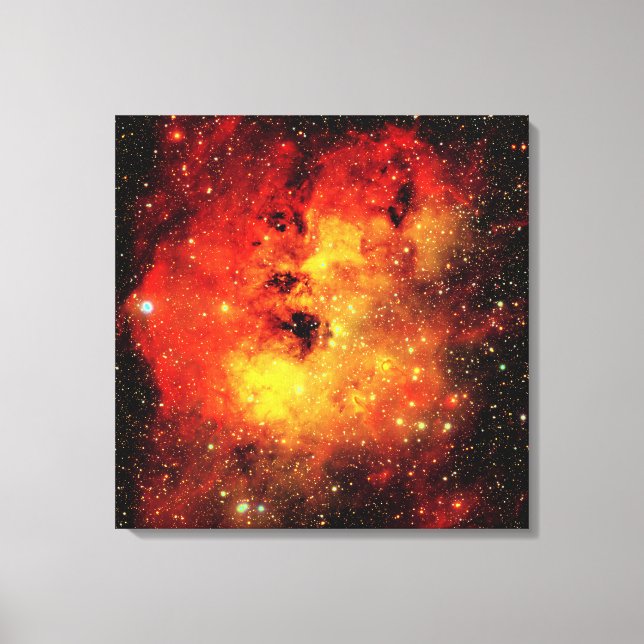 Falln Galaxy on Fire Canvas Print (Front)