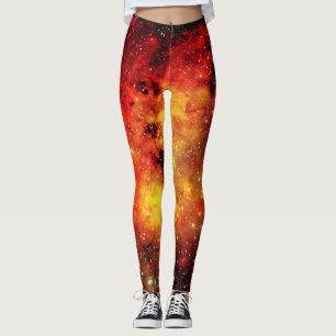 Falln Galaxy on Fire Leggings