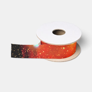 Falln Galaxy on Fire Satin Ribbon