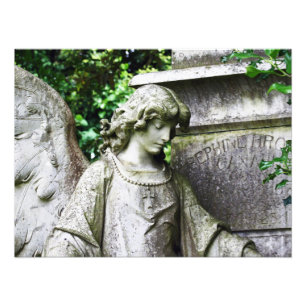 Falln Garden Angel Photo Print
