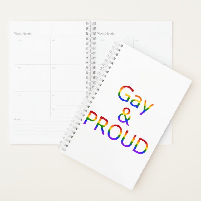 Falln Gay And Proud Planner (Display)
