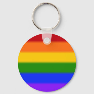 Falln Gay Pride Flag Key Ring