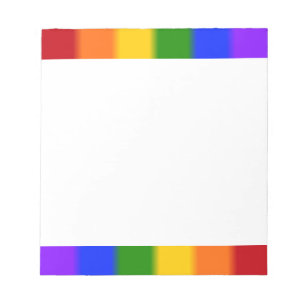 Falln Gay Pride Flag Notepad