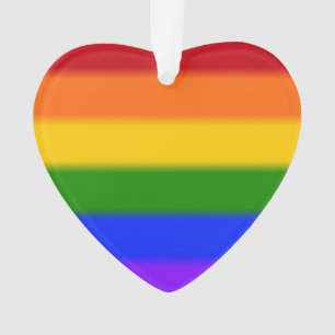 Falln Gay Pride Flag Ornament